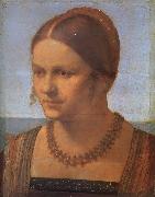 Albrecht Durer A Venetian lady oil painting on canvas